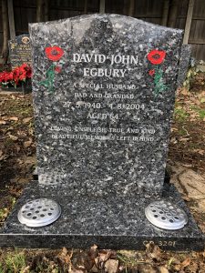 Grave Painting before after